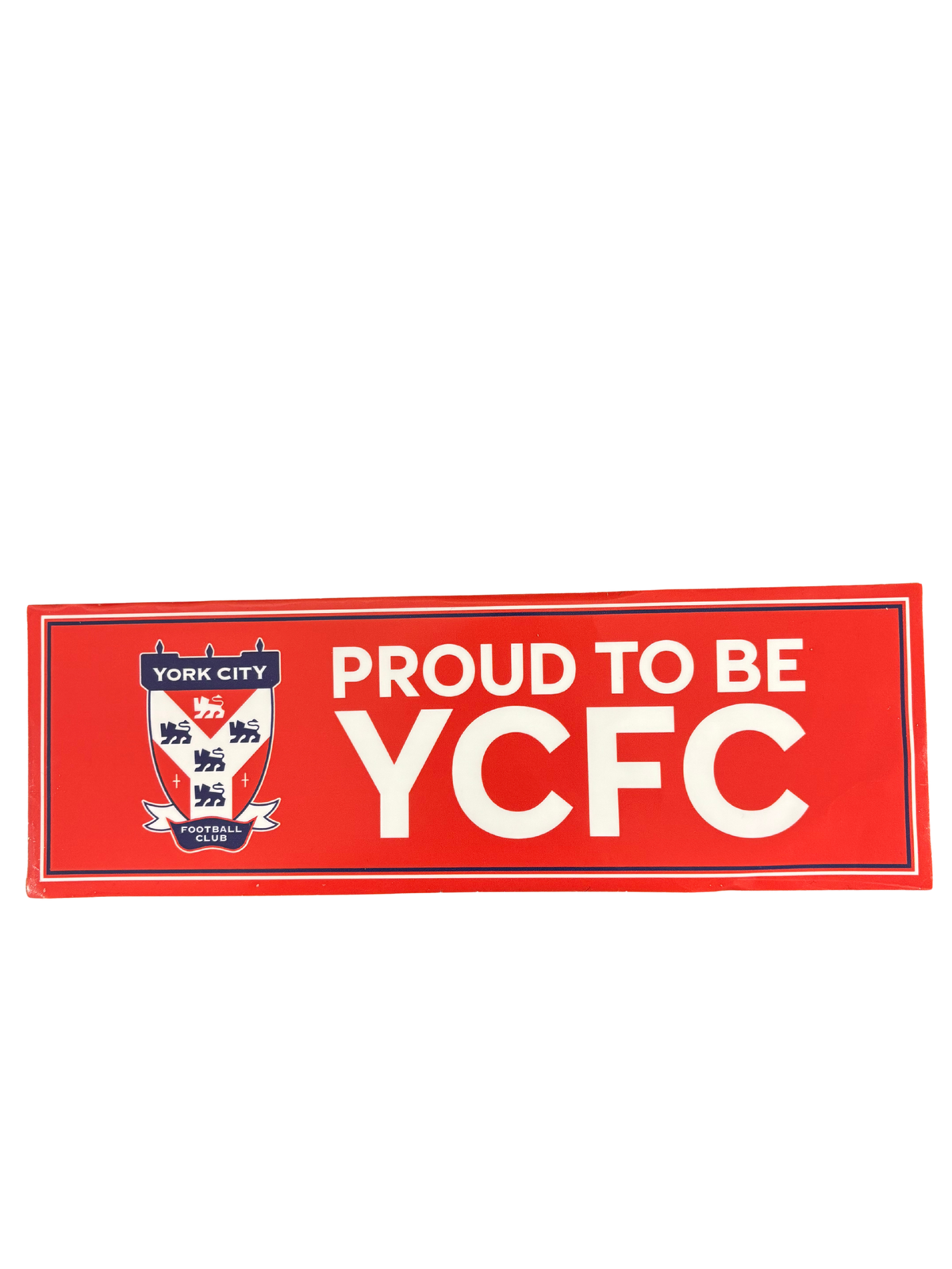 Proud To Be YCFC Car Window Sticker image 0