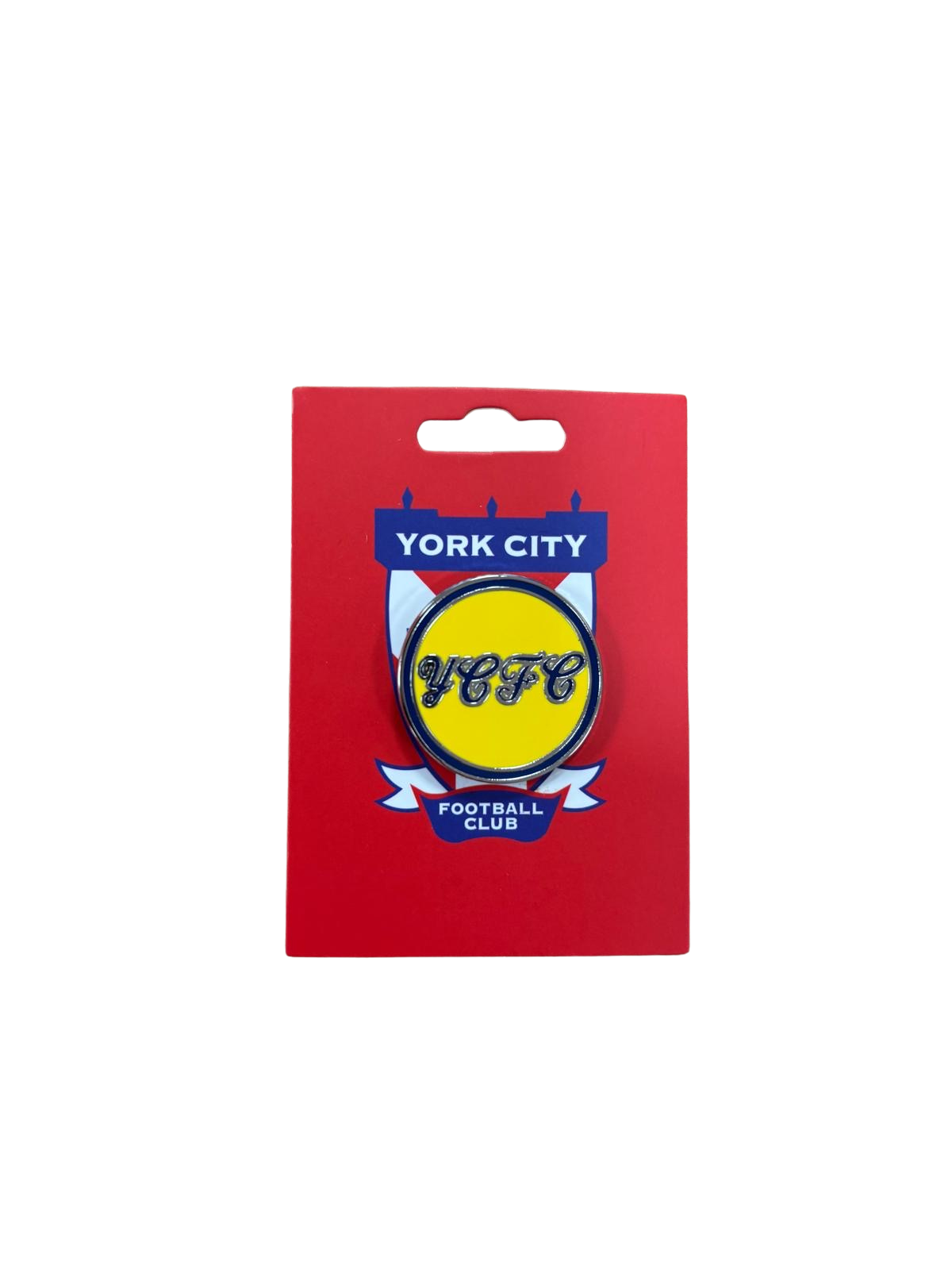 Yellow YCFC Pin Badge image 0