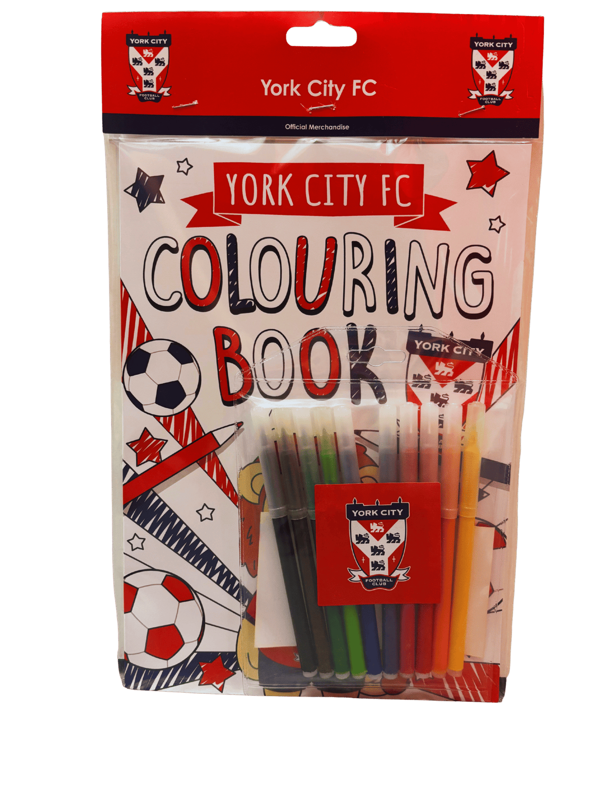 York City FC Colouring Book And Pens image 0