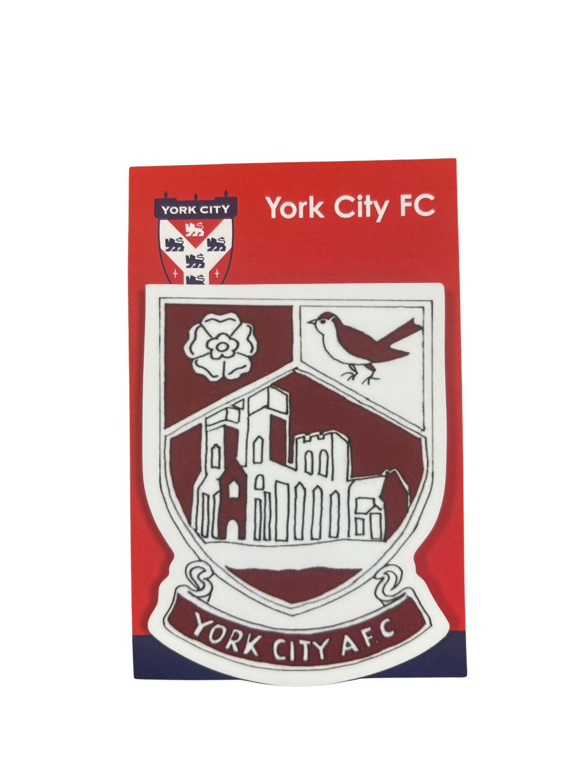 Original Crest Wooden Fridge Magnet image 0