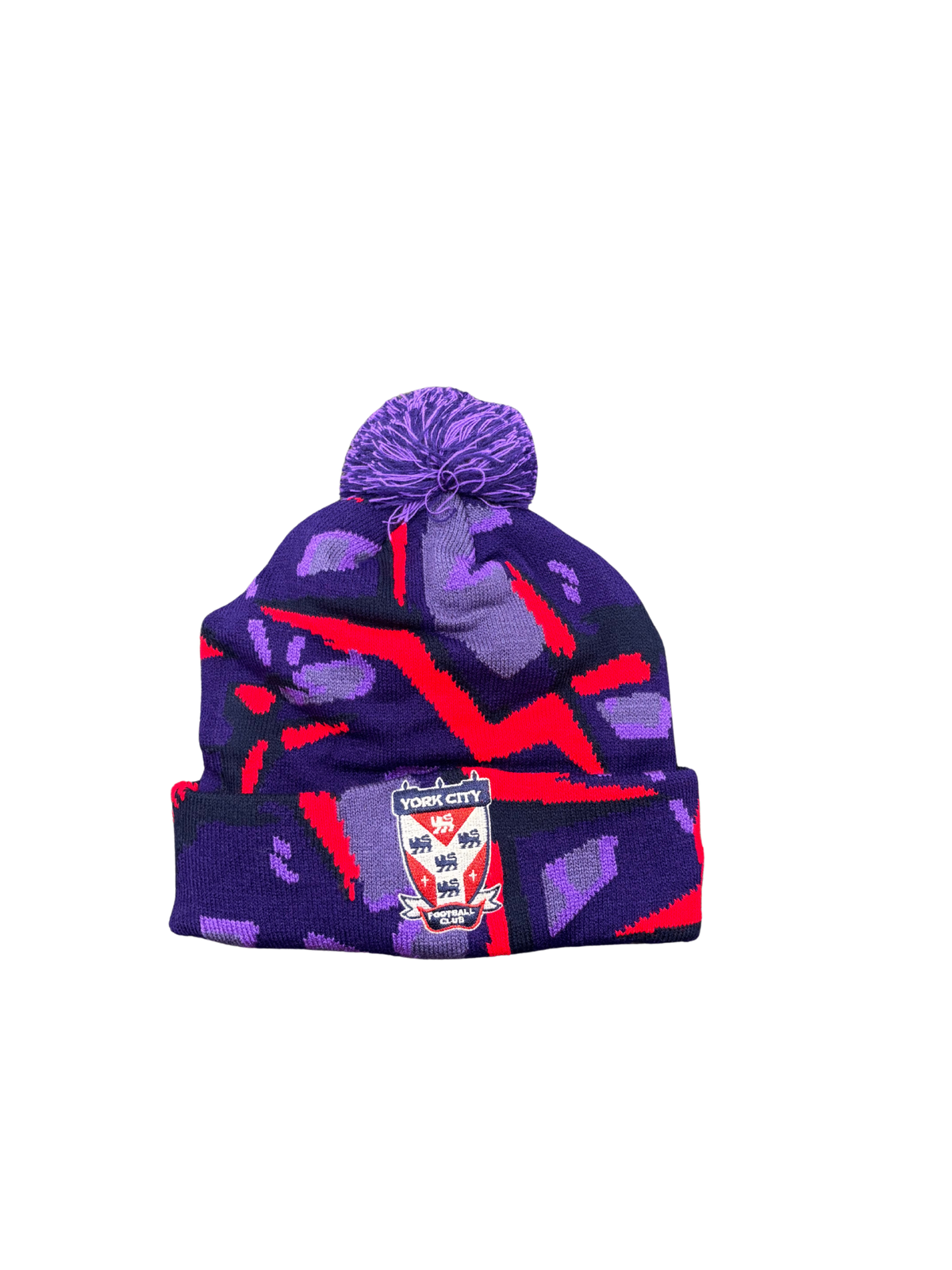 Purple Keeper Style Bobble Hat