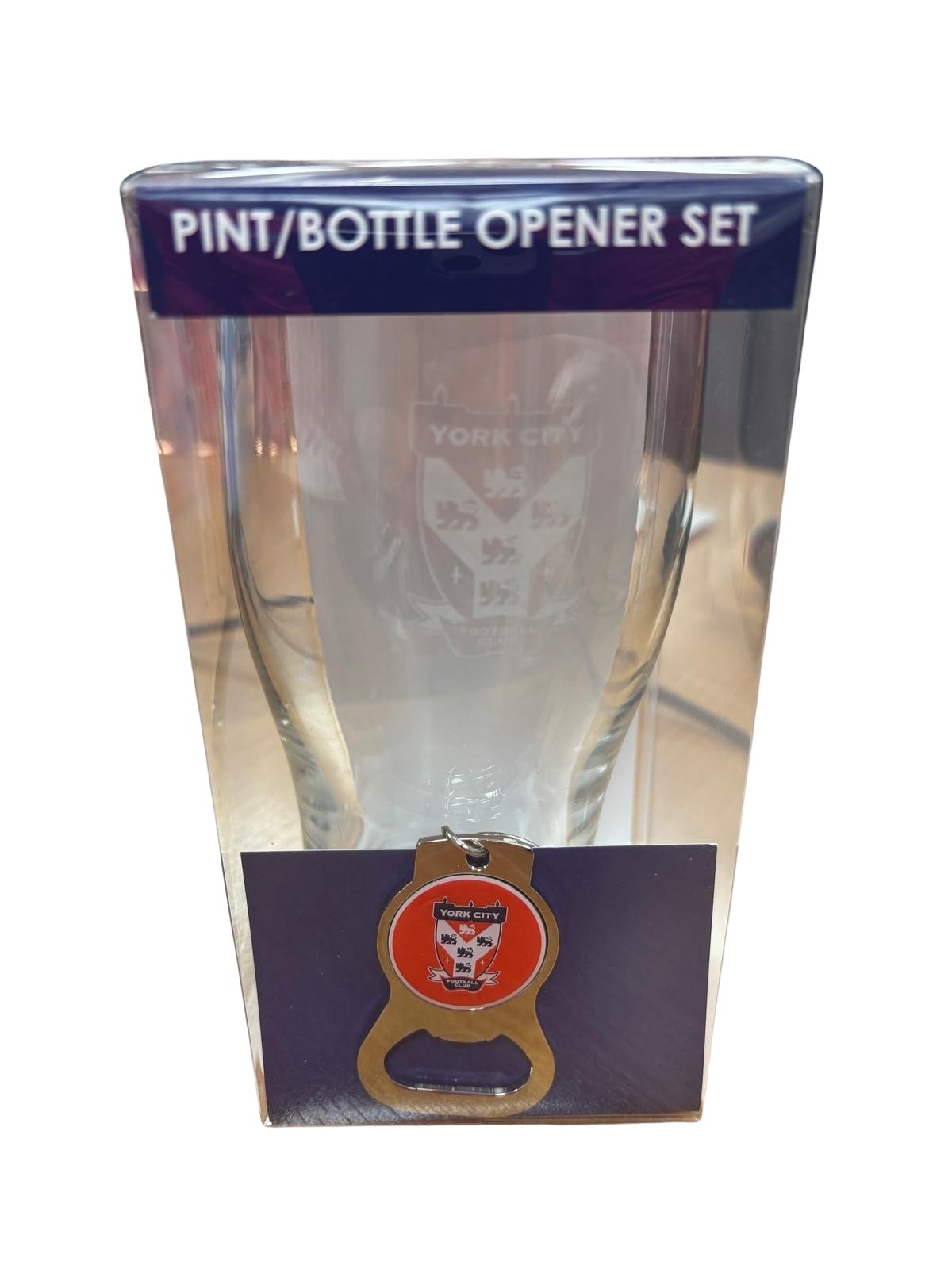 Pint Glass And Bottle Opener Gift Set image 0