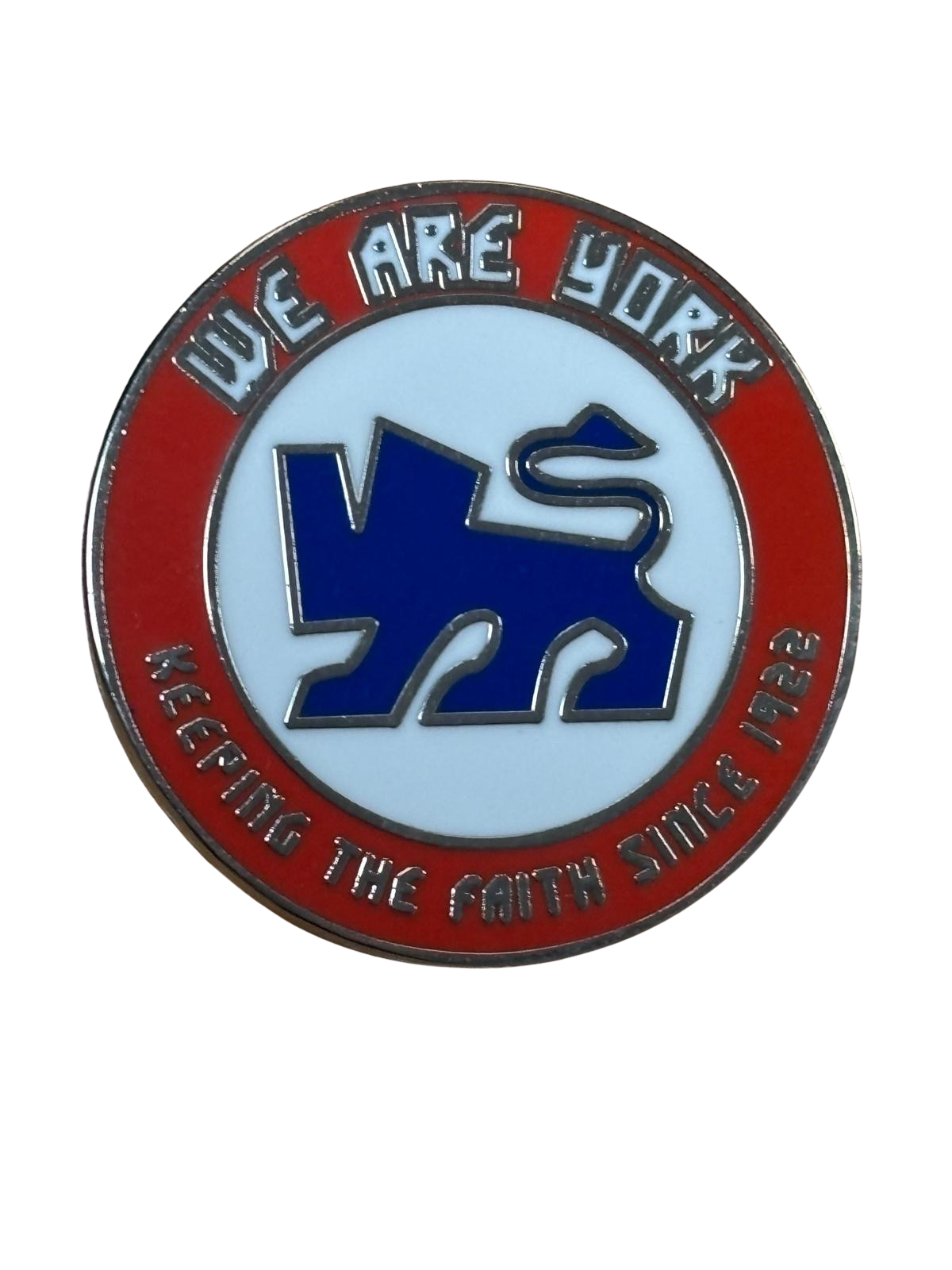 Fan Design Pin Badge Keeping The Faith image 0