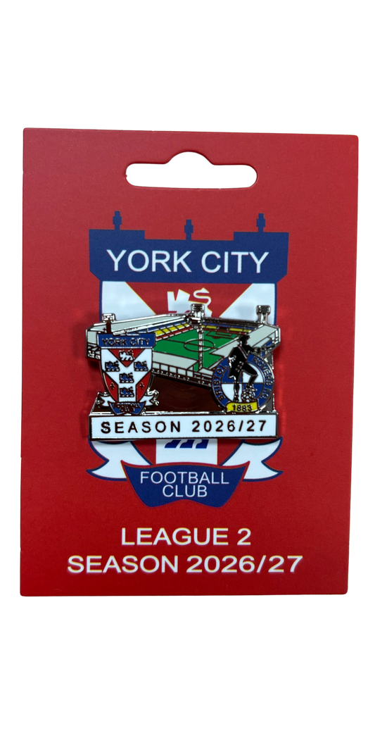 Match Fixture Pin Badge York City V Bristol Rovers image 0