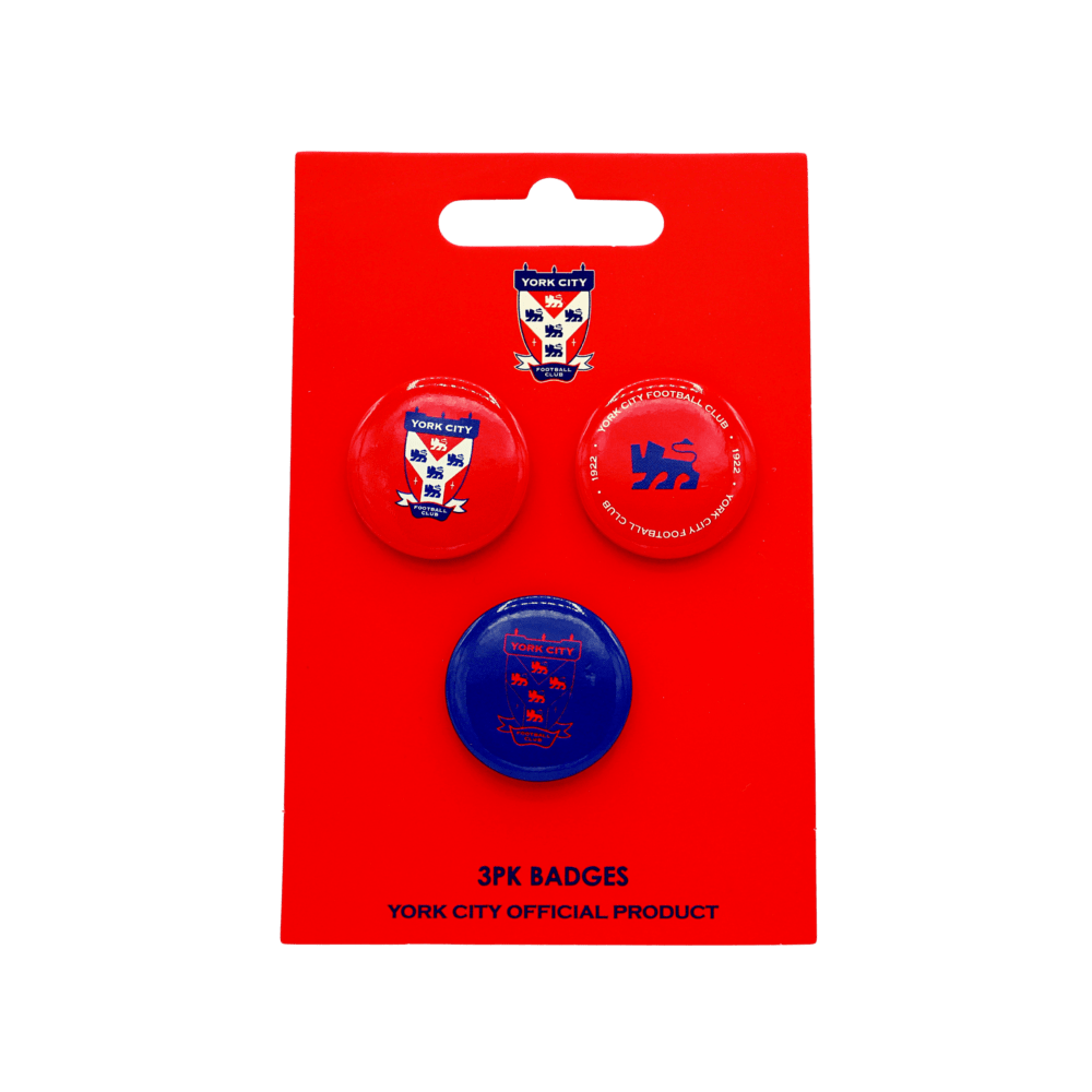 3pk Pin Badges image 0