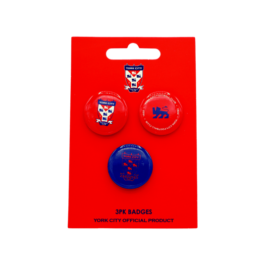 3pk Pin Badges image 0