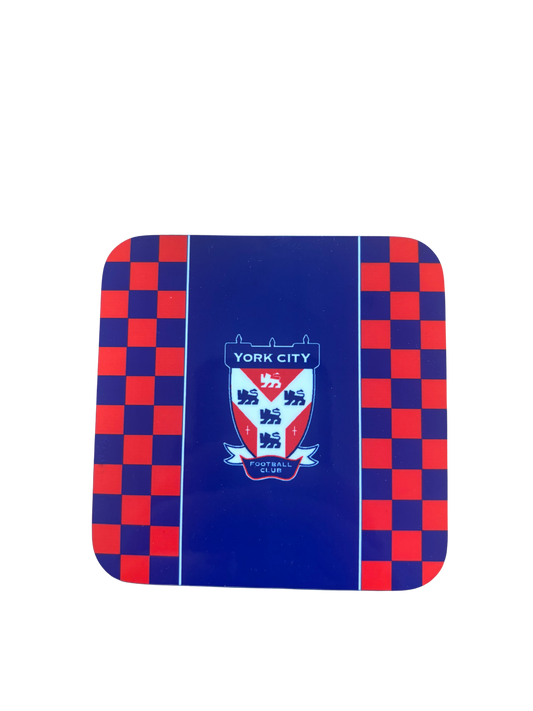 Crest Chequered Coaster image 0