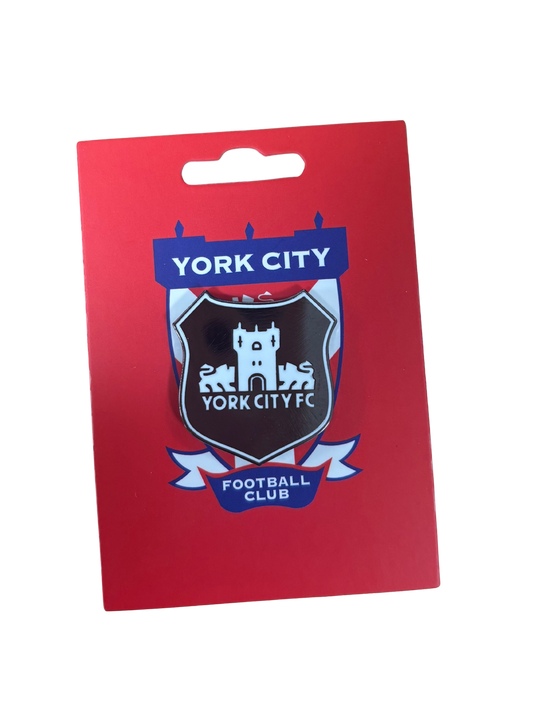 Retro Crest Shield Pin Badge image 0