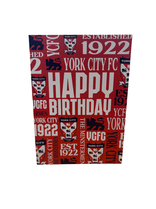 Birthday Card YCFC The Minstermen image 0