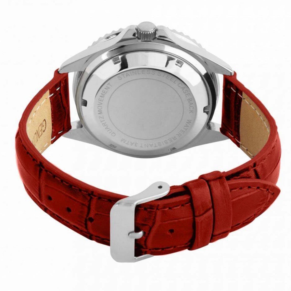 Red Strap Crest Watch image 2