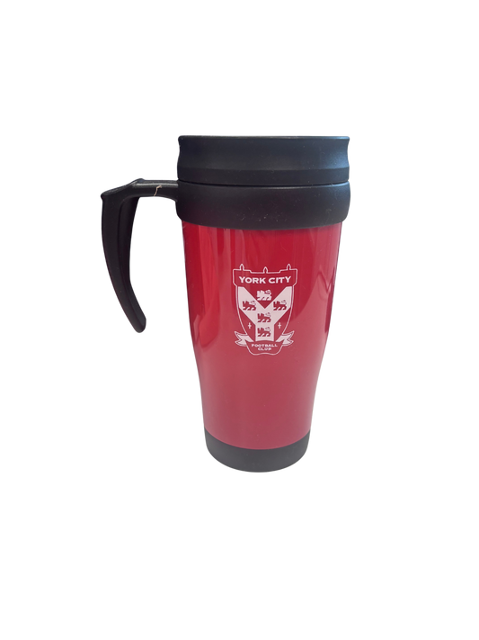 Red Travel Mug With Handle image 0