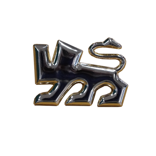 Silver Lion Pin Badge image 0