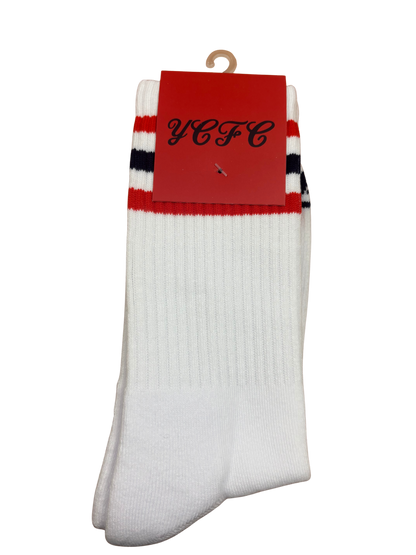 York City Socks - White image