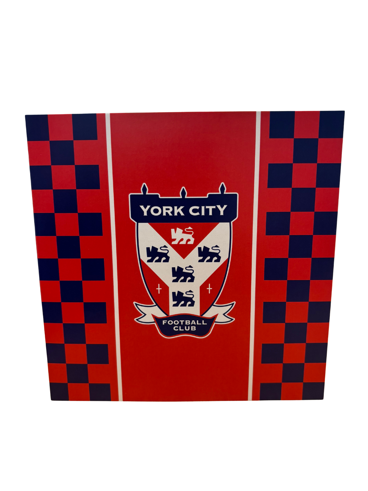Greetings Card Club Crest Chequered image 0