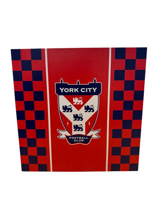 Greetings Card Club Crest Chequered image 0