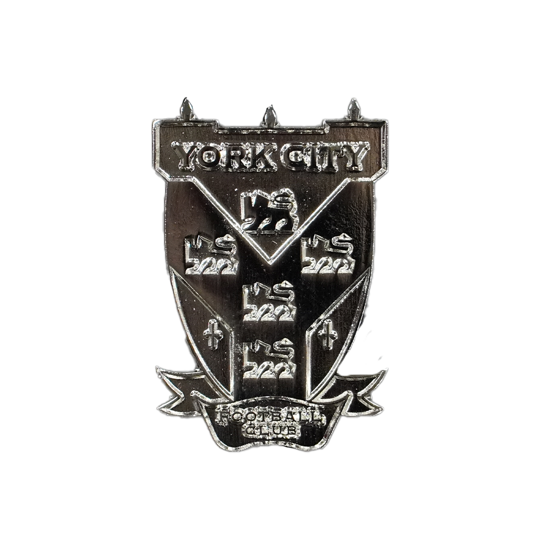 Club Crest Pin Badge Silver image 0