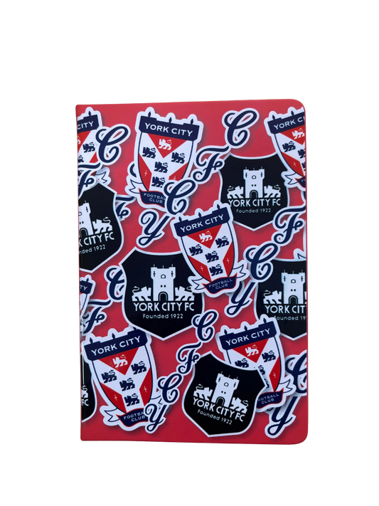 Multi Crest A5 Notebook Red