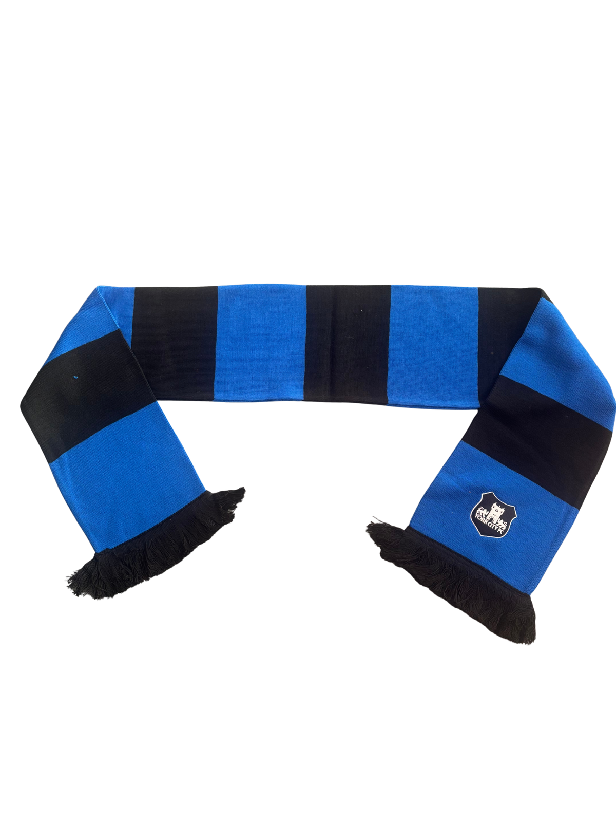 Black And Blue Bar Scarf