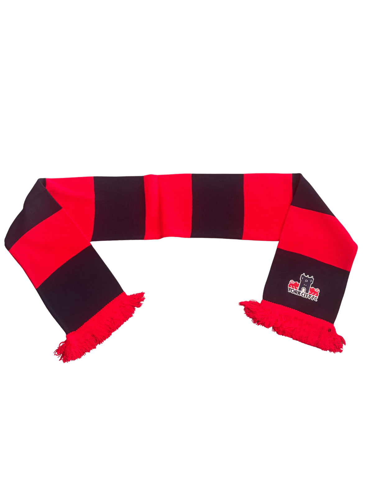 Red And Blue Bar Scarf