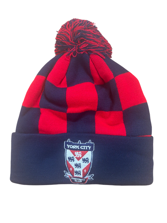 Chequered Bobble Hat
