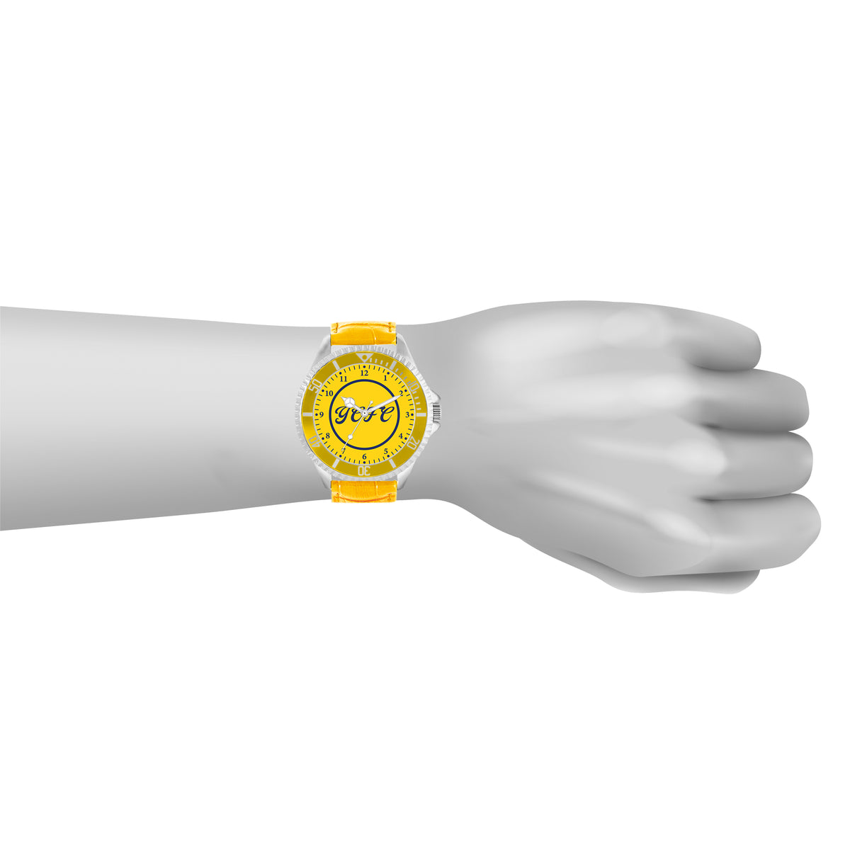 YCFC Yellow Strap Watch
