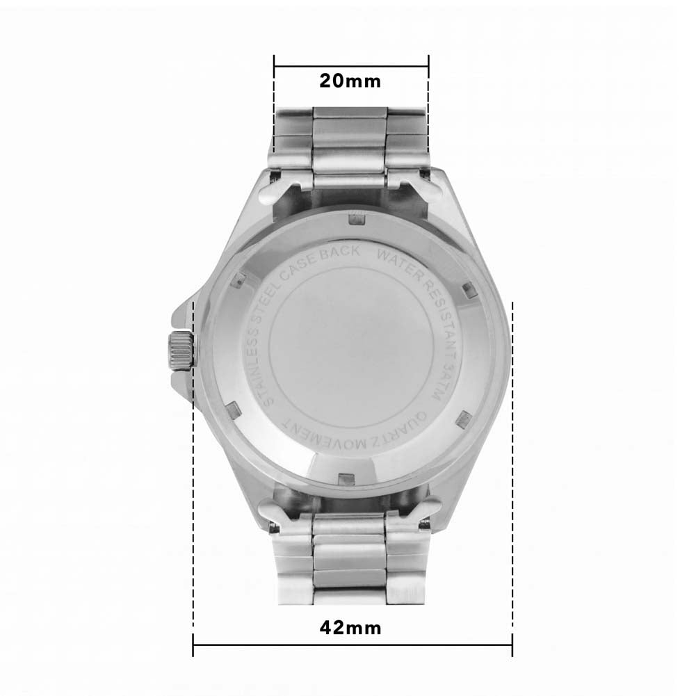 YCFC Silver Strap Watch