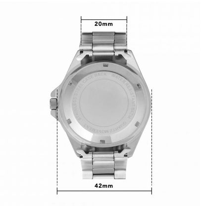 YCFC Silver Strap Watch