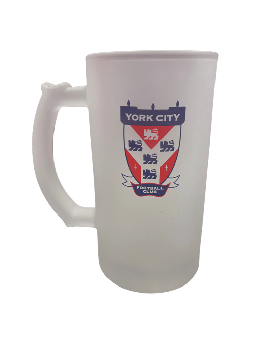 Club Crest Frosted Pint Glass image 0