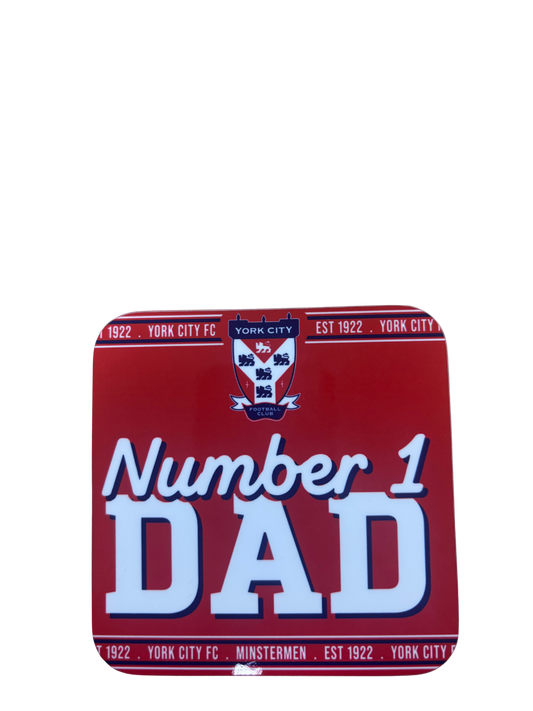 Number 1 Dad Coaster image 0