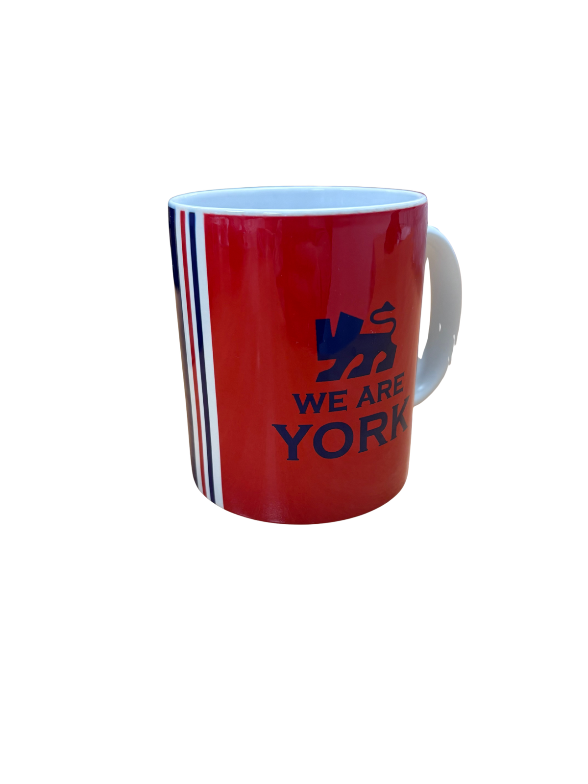 Red And Blue We Are York Mug image 0