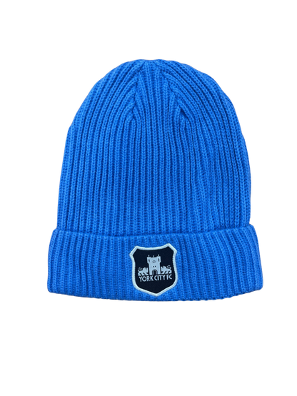 Hummel Retro Crest Beanie Hat Blue image 0