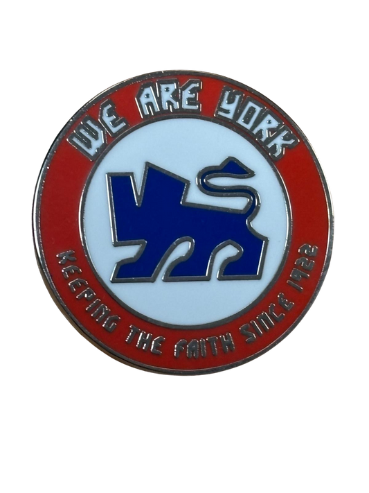 Fan Design Pin Badge Keeping The Faith image 0