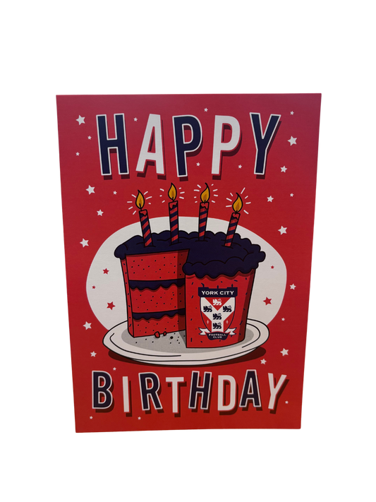 Birthday Card Crest Cake image 0