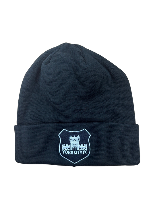 Retro Crest Beanie Hat image 0