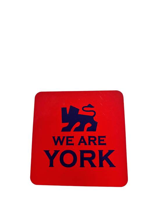 We Are York Red Coaster image 0