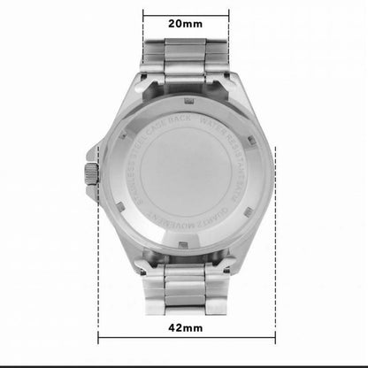 Silver Strap Crest Watch image 3