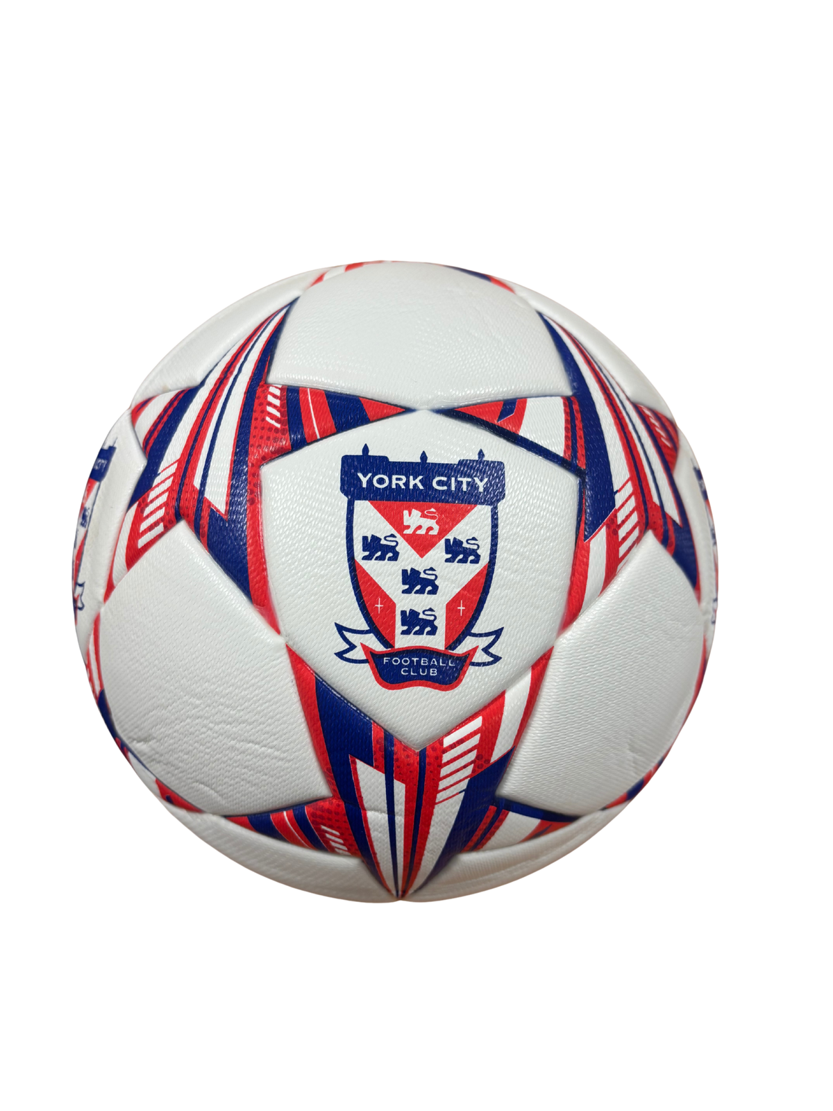 York City Star Print Football Size 5 White image 0