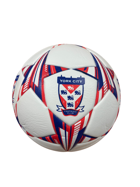 York City Star Print Football Size 5 White image 0